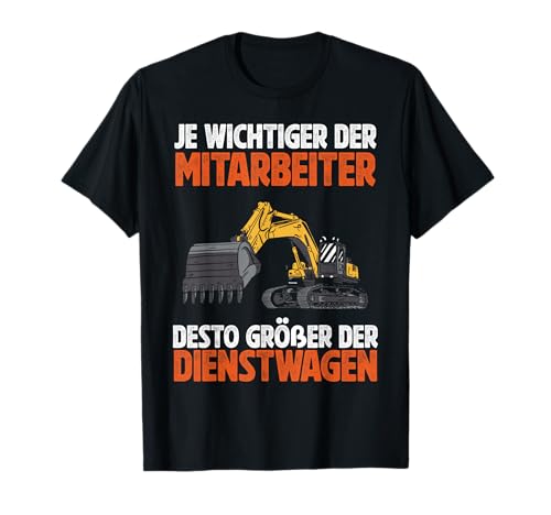 Mann Baggerfahrer Kleidung - Herren T-Shirt, Schwarz, S, Klassisch, Kurzarm, Witziges Bagger Bauarbeiter Design Mann Baggerfahrer Kleidung - Herren T-Shirt, Schwarz, S, Klassisch, Kurzarm, Witziges Bagger Bauarbeiter Design von Mann Baggerfahrer Kleidung