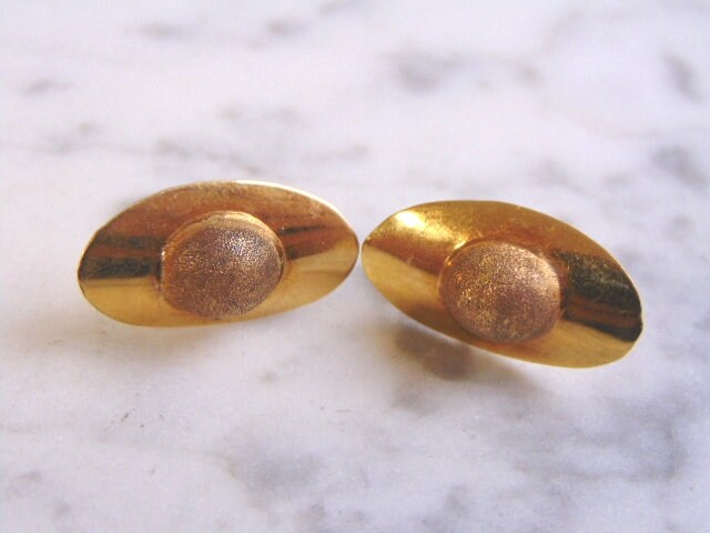 18K Gold Stick Ohrringe 4.6G #e2200 von MannysJewelry