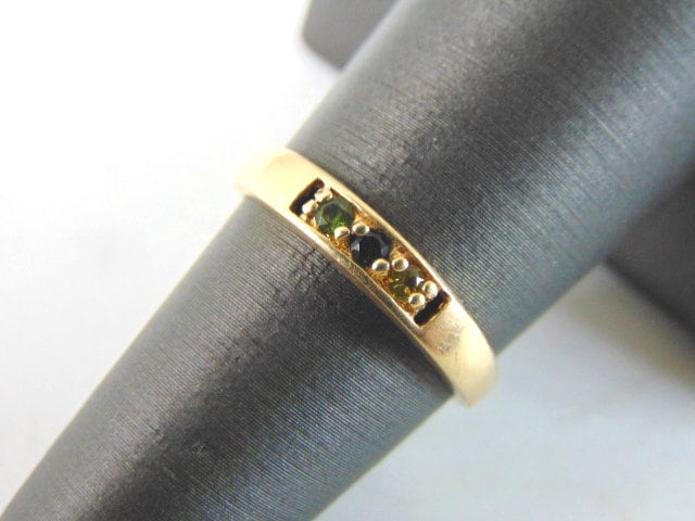 Ausgefallener Damen Vintage Estate 14K Gold Multi Stein Ring 1, 6G #e2123 von MannysJewelry