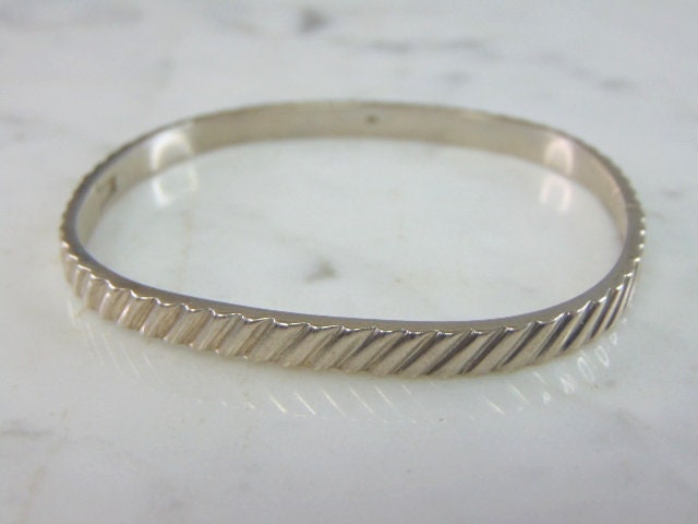 Damen Vintage Estate Sterling Silber Modernist Armband 16.8G E4358 Damen Vintage Estate Sterling Silber Modernist Armband 16.8G E4358 von MannysJewelry