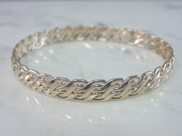 Damen Vintage Estate Sterling Silber Modernist Armband 19.1G E2273 Damen Vintage Estate Sterling Silber Modernist Armband 19.1G E2273 von MannysJewelry