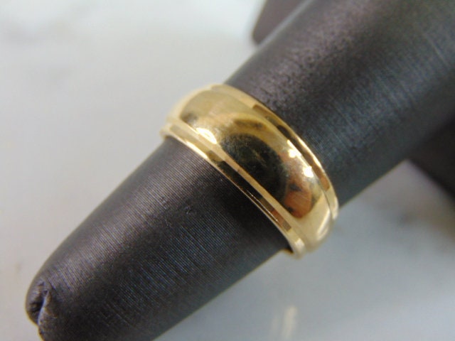 Damen Vintage Nachlass 14K Gelbgold Bandring 4, 8G #e4206 von MannysJewelry