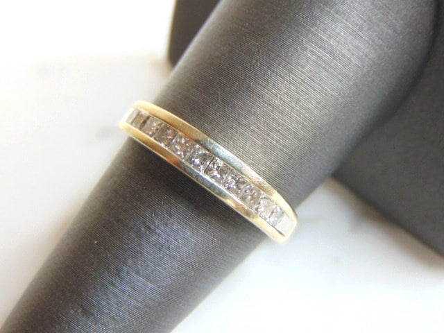 Damen Vintage Nachlass 14K Weißgold Diamant Ring, 3.3G E1930 von MannysJewelry