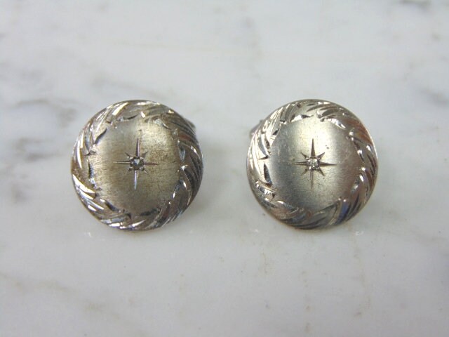 Herren Manschettenknöpfe Sterling Silber 9.9G E5300 von MannysJewelry
