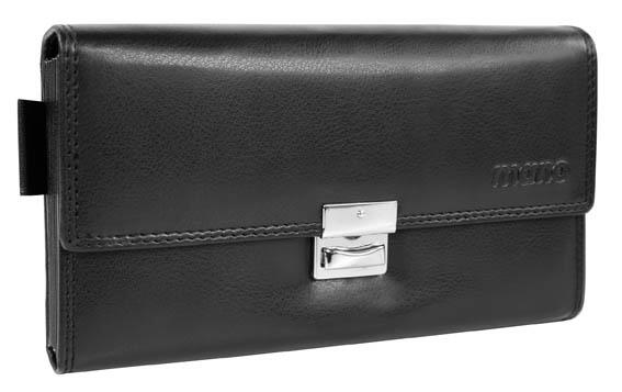 Mano - Mano Moneta Kellnerbörse Leder schwarz Schwarz von Mano