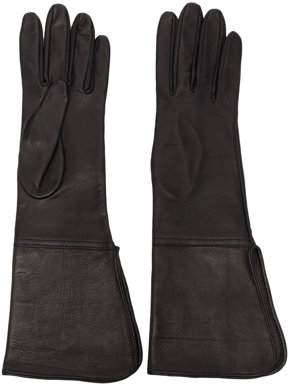 Manokhi Handschuhe aus Leder - Schwarz von Manokhi