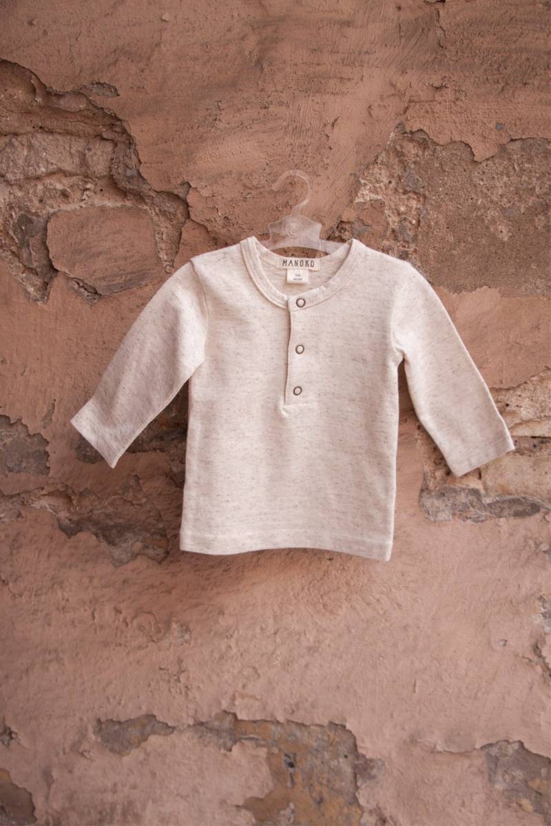 Neu Bluse Mit Leinen/Babybluse Leinen von Manoko