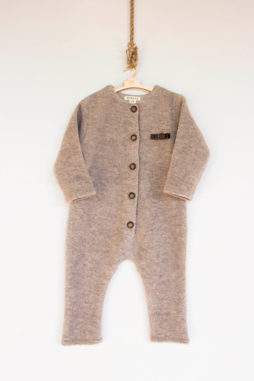 Overall Aus Merinowolle/ Baby Merino Wolle Overall/ Kleiner von Manoko