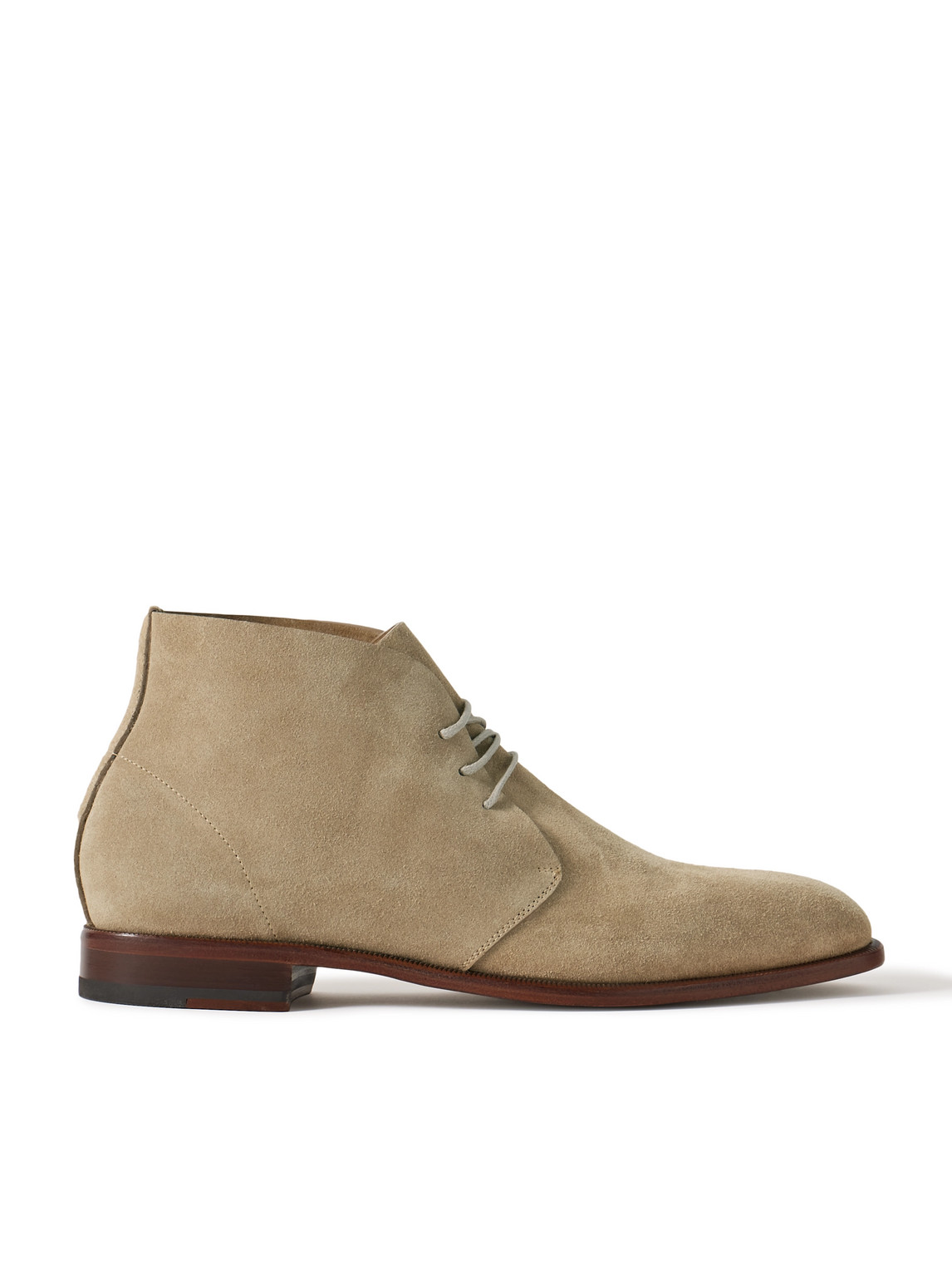 Manolo Blahnik - Berwick Suede Chukka Boots - Men - Neutrals - UK 11 von Manolo Blahnik