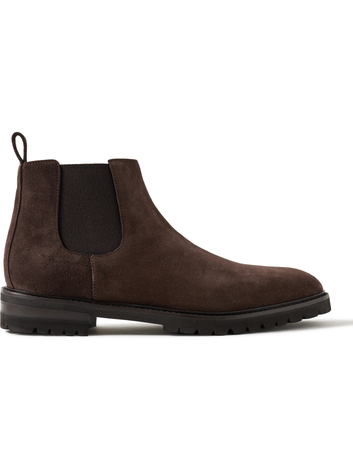 Manolo Blahnik - Brompton Suede Chelsea Boots - Men - Brown - UK 9 von Manolo Blahnik