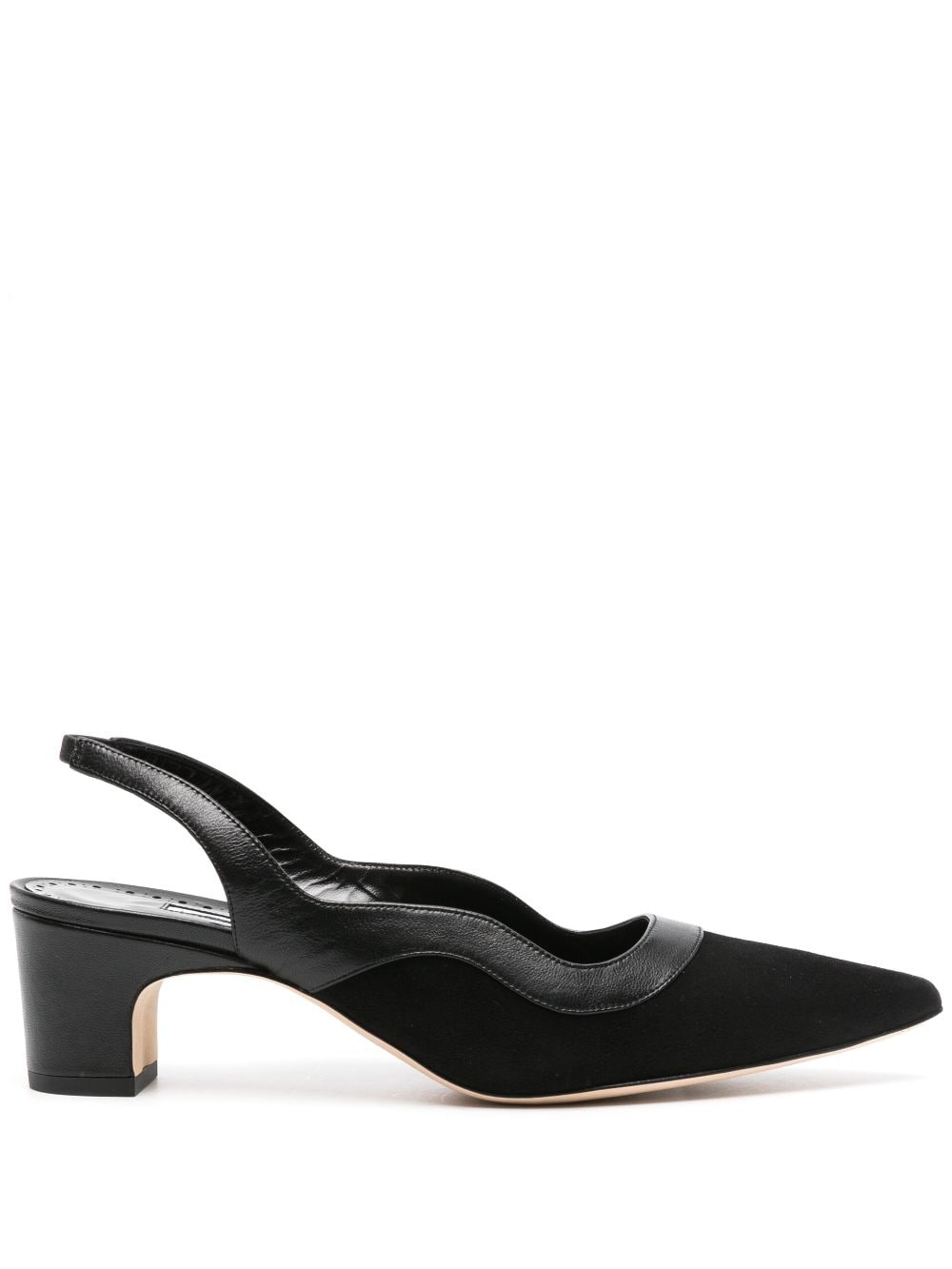 Manolo Blahnik Gogalo Slingback-Pumps 50mm - Schwarz von Manolo Blahnik