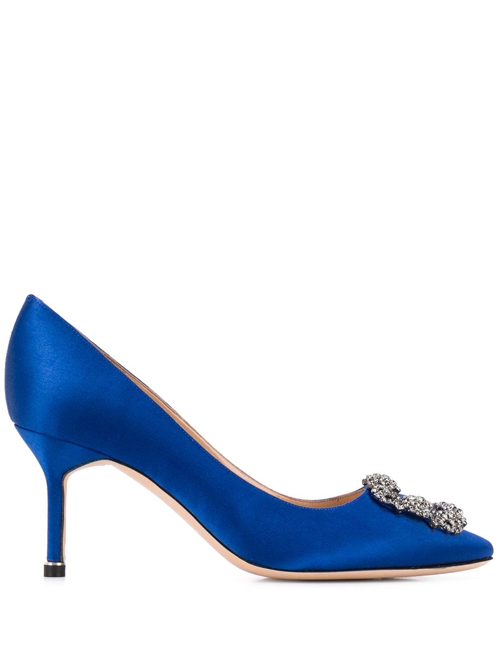 Manolo Blahnik 'Hangisi' Pumps - Blau von Manolo Blahnik