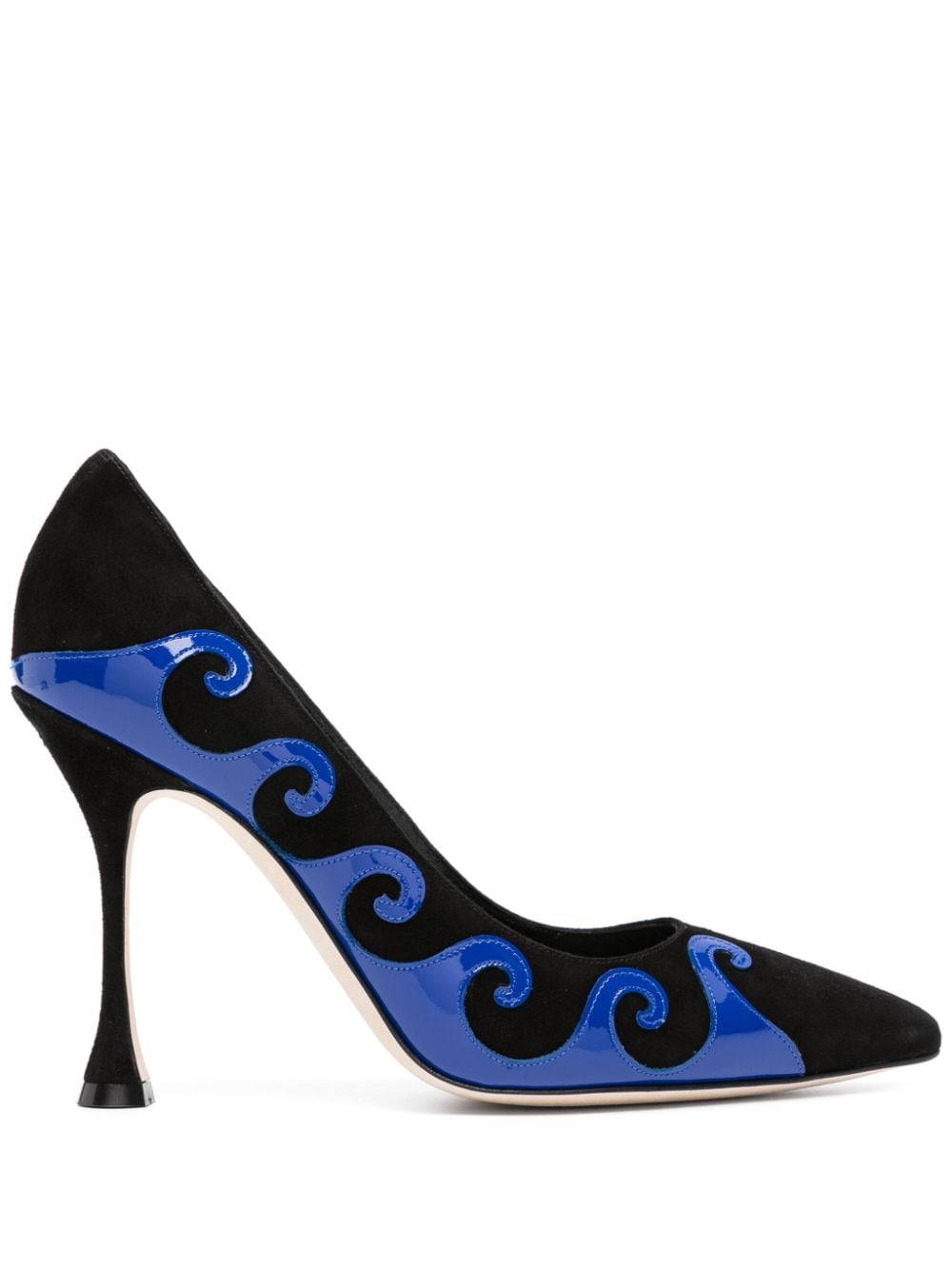 Manolo Blahnik Kasai Pumps 105mm - Schwarz von Manolo Blahnik