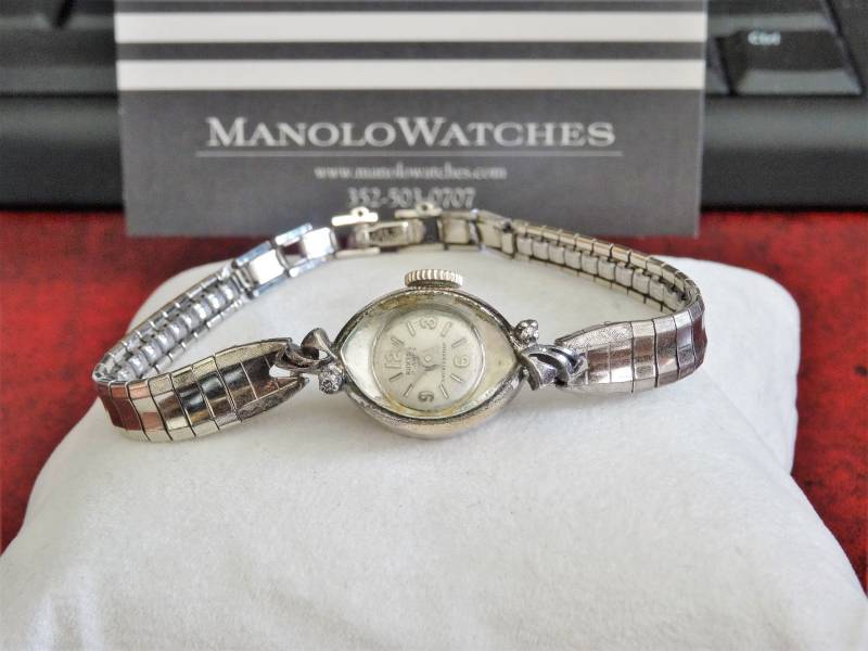 Vintage Ruxton 10K Rolled Vergoldete Lünette Damenuhr Mit Gold Filled Band von ManoloWatches