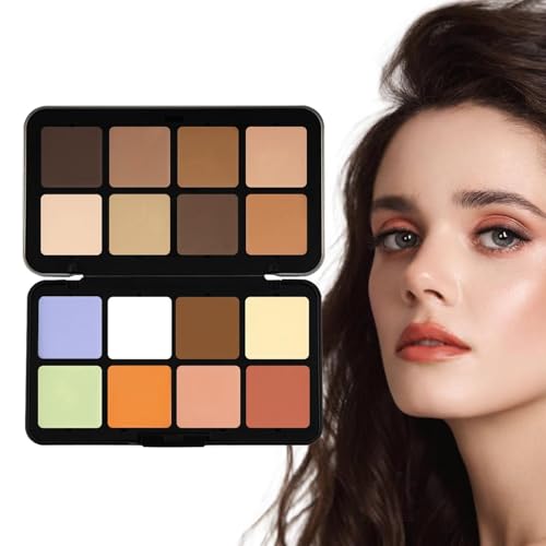 Manolyee Concealer-Palette, Creme-Make-up-Palette | Beauty-Palette | Under Eye Concealer 16-Color Beauty Cream Concealer Makeup Concealer Feuchtigkeitsspendender Concealer für die Haut von Manolyee