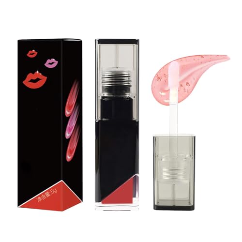 Manolyee Farbiger Lipgloss, feuchtigkeitsspendender Lipgloss | Makeup Lip Gloss Flüssiger Lippenstift - Langanhaltender Lip Stain Glossy Lip Gloss, pflegender Lipgloss, Lippenfarbe, Lip Plumper Gloss von Manolyee
