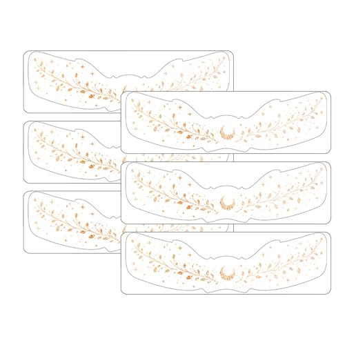 Manolyee Make-up-Aufkleber, Make-up-Aufkleber für das Gesicht - Temporärer Makeup Aufkleber - Kosmetikaufkleber für Frauen, Set mit 6 Gesichtsaufklebern, temporäre Make-up-Speckles-Patches Manolyee Make-up-Aufkleber, Make-up-Aufkleber für das Gesicht - Temporärer Makeup Aufkleber - Kosmetikaufkleber für Frauen, Set mit 6 Gesichtsaufklebern, temporäre Make-up-Speckles-Patches von Manolyee