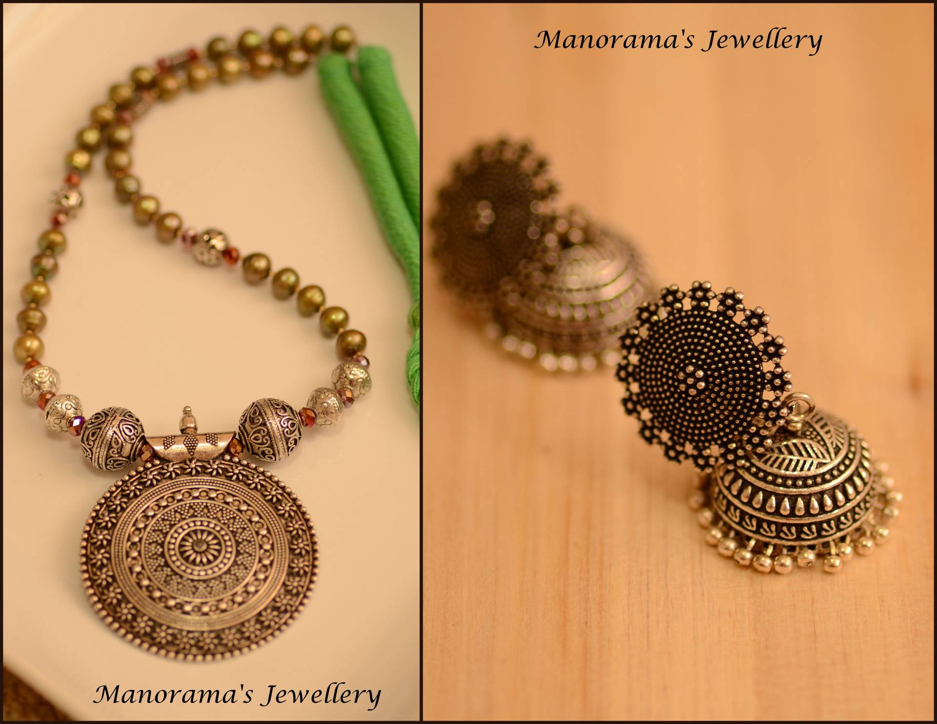 Ananya Serie-Schöne & Stilvolle Aussage Schmuck, Perlenkette, Grüne Süßwasserperlen, Verzierte Anhänger, Dori Halskette, Manorama Ananya Serie-Schöne & Stilvolle Aussage Schmuck, Perlenkette, Grüne Süßwasserperlen, Verzierte Anhänger, Dori Halskette, Manorama von ManoramasJewellery