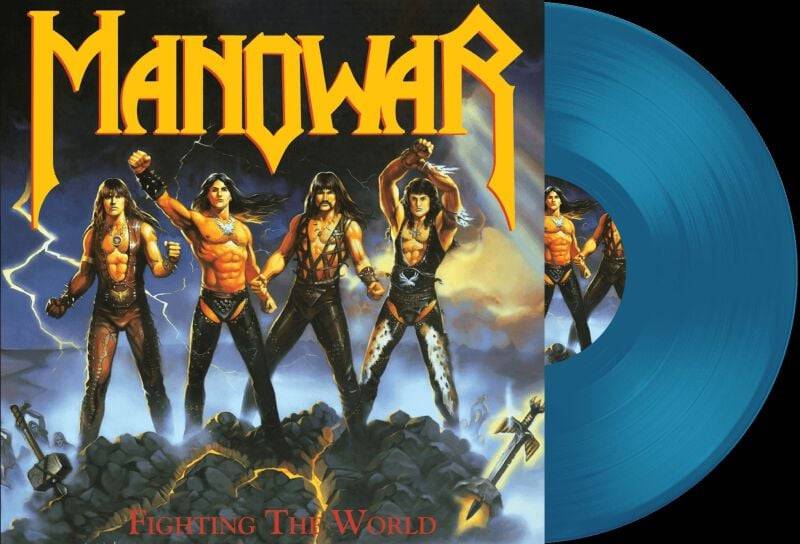 Manowar Fighting the world LP multicolor von Manowar