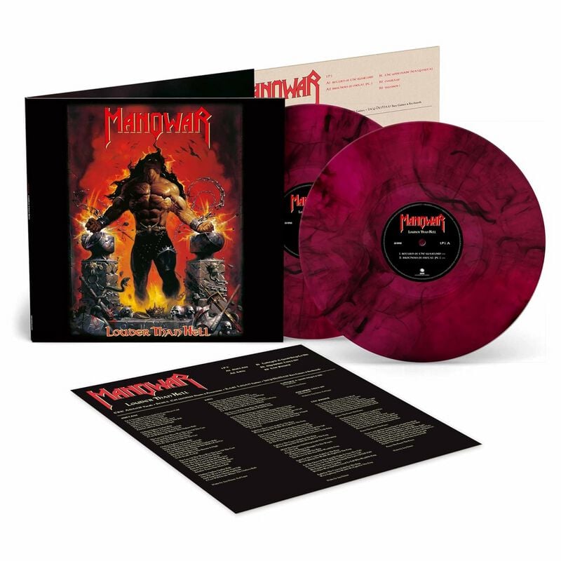 Manowar Louder Than Hell LP multicolor Manowar Louder Than Hell LP multicolor von Manowar