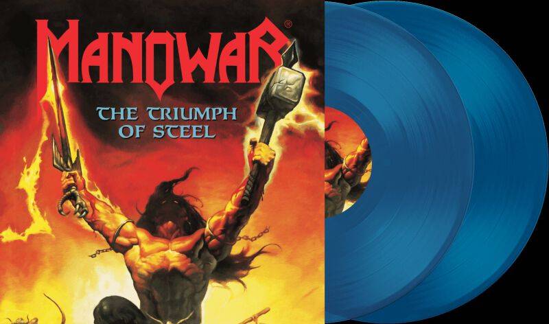 Manowar The triumph of steel LP multicolor von Manowar