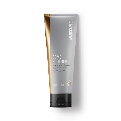 MANSCAPED® Dome Soother Aftershave-Lotion für Männer – angereichert mit Aloe und kolloidalem Hafer zur Beruhigung und Hydratisierung, zieht schnell ein und trocknet klar, 4 fl. Oz. von Manscaped Refining The Gentleman
