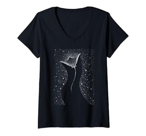 Damen Manta Ray – Scuba Diving Ocean Coral Reef Fish Diver T-Shirt mit V-Ausschnitt Damen Manta Ray – Scuba Diving Ocean Coral Reef Fish Diver T-Shirt mit V-Ausschnitt von Manta Ray - Scuba Diving Ocean Coral Reef Fish