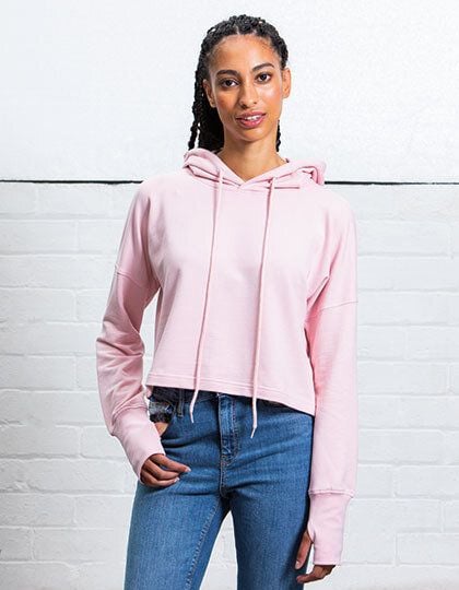 Mantis Damen Cropped Hoodie Bauchfrei --Auslaufartikel-- von Mantis