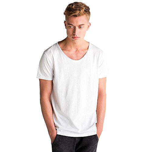 Mantis - Herren T-Shirt 'Raw Scoop T' / White, S von Mantis