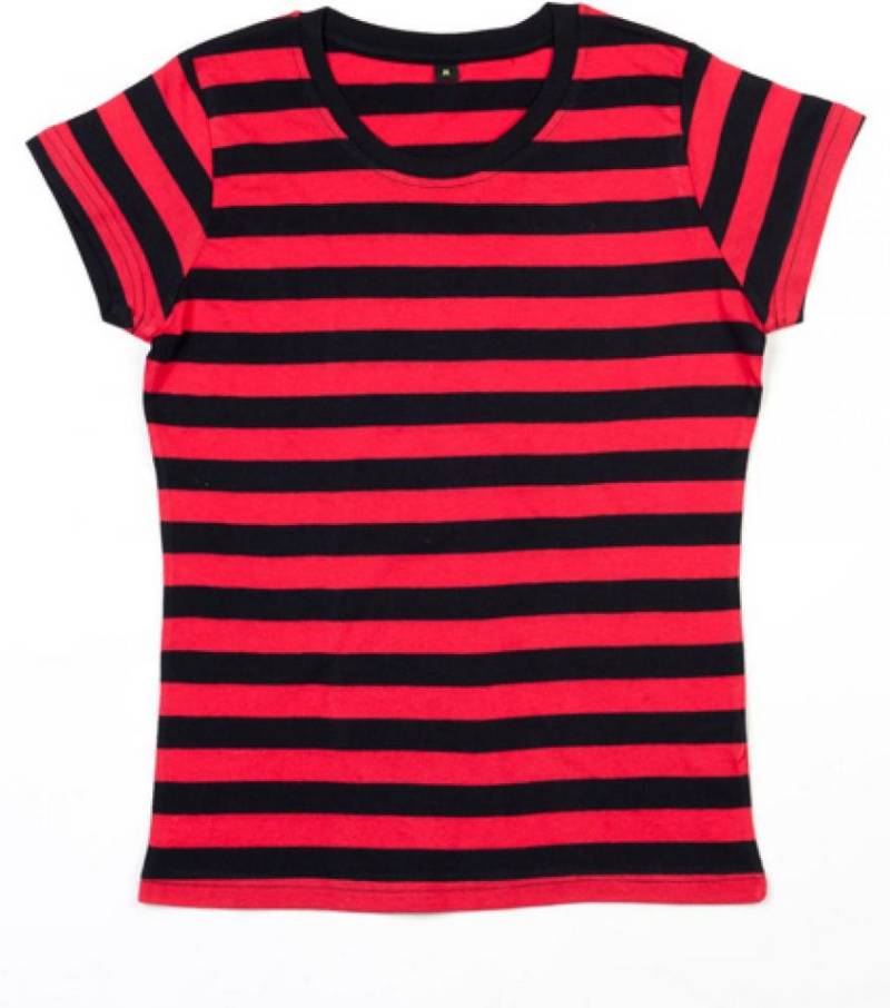 Mantis Rundhalsshirt Damen T-Shirt modisch gestreift von Mantis