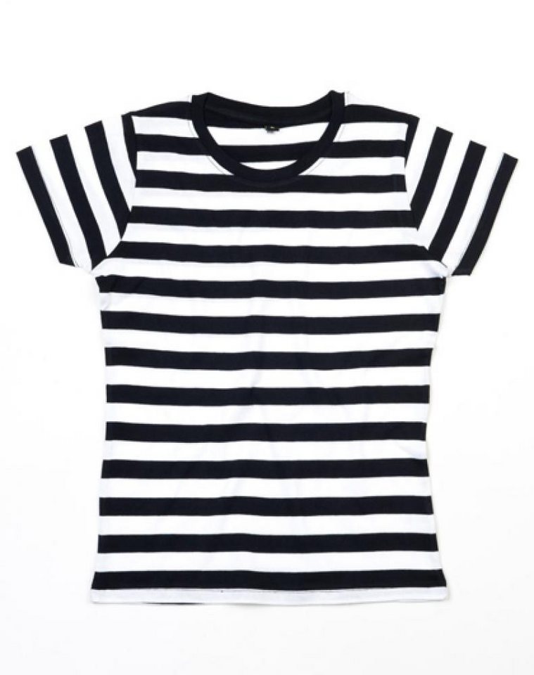 Mantis Rundhalsshirt Damen T-Shirt modisch gestreift von Mantis