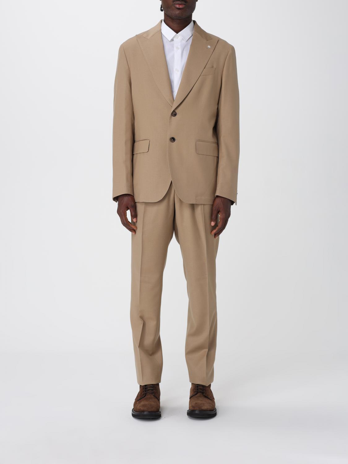 MANUEL RITZ Anzug Herren Farbe Beige von Manuel Ritz