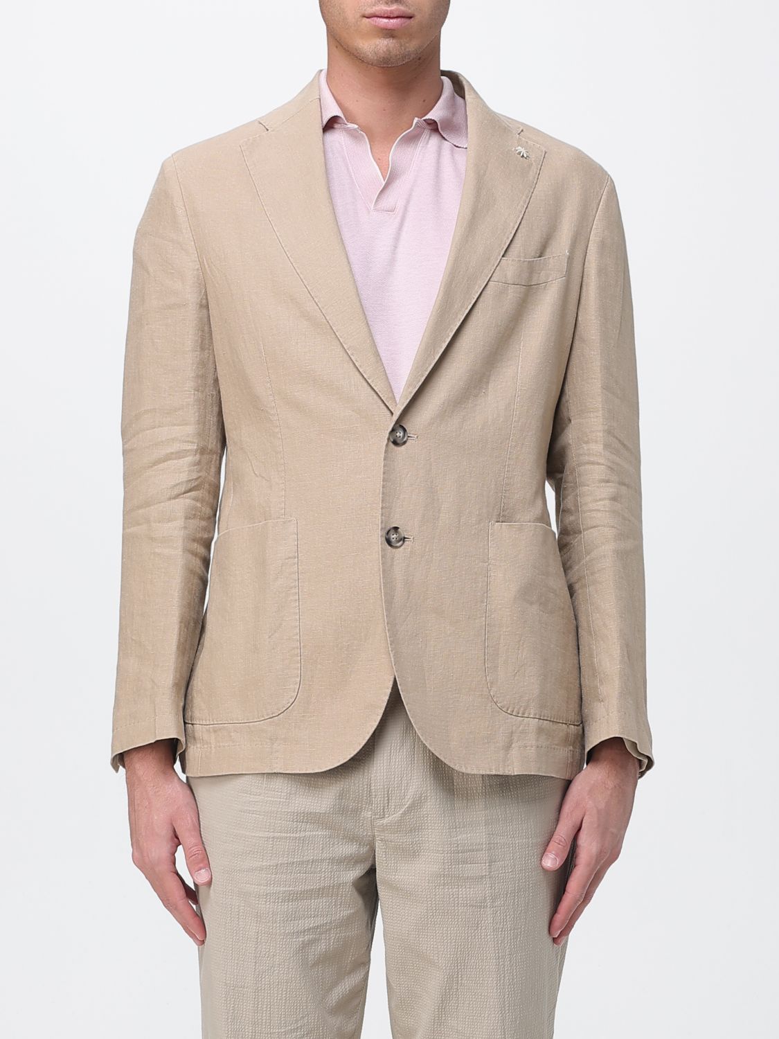 MANUEL RITZ Einreihiger Leinen-Blazer von Manuel Ritz