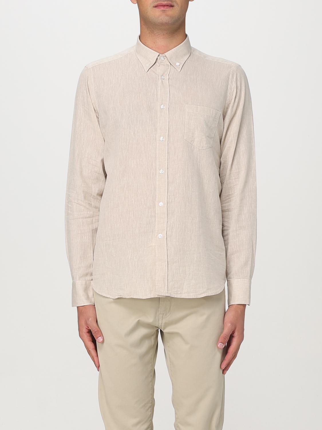 MANUEL RITZ Hemd Herren Farbe Beige von Manuel Ritz