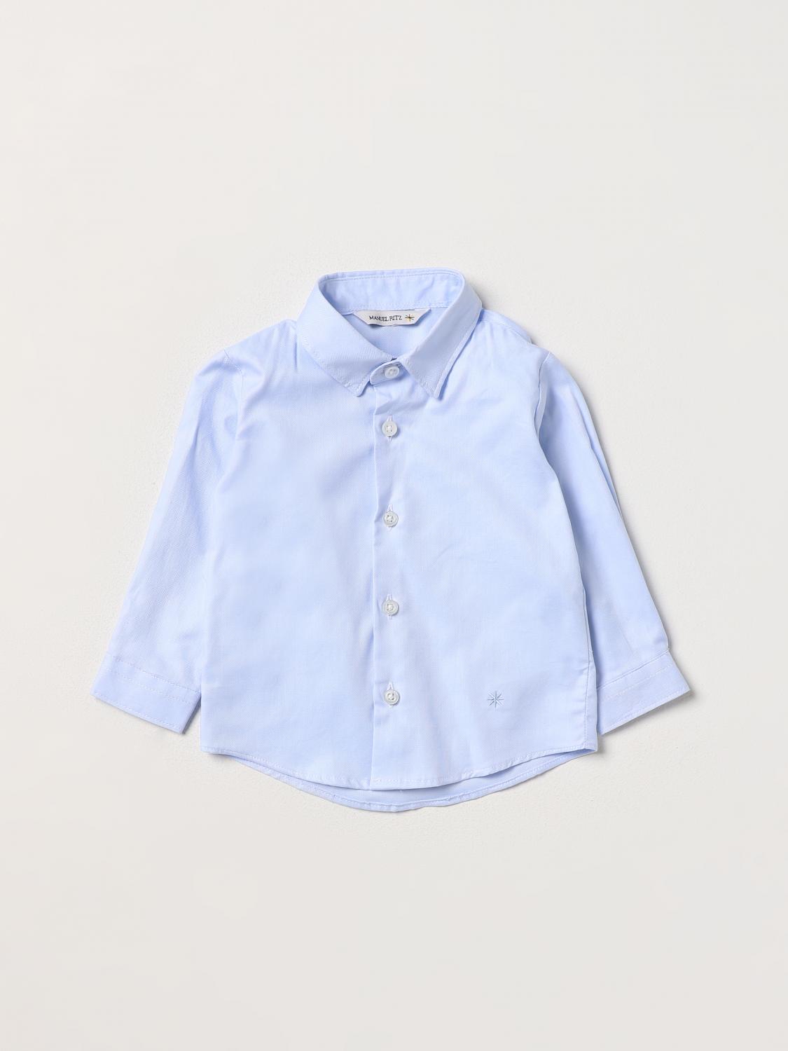 MANUEL RITZ Hemd Kinder Farbe Blau von Manuel Ritz