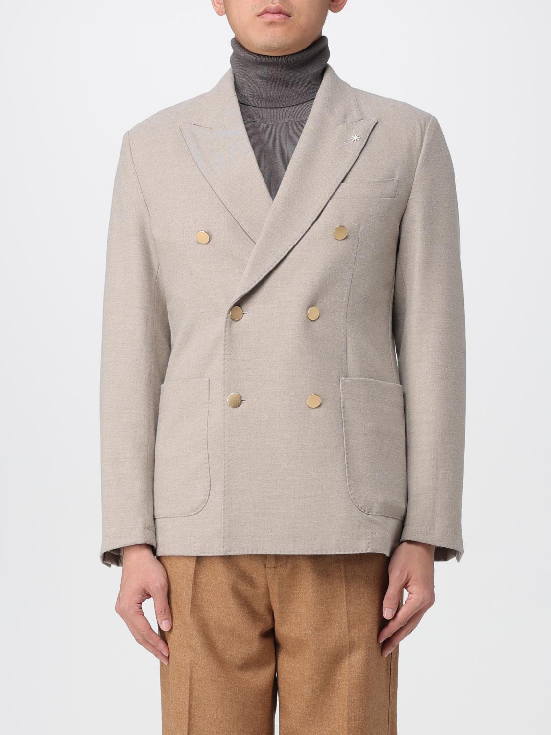 MANUEL RITZ Jacke Herren Farbe Beige von Manuel Ritz
