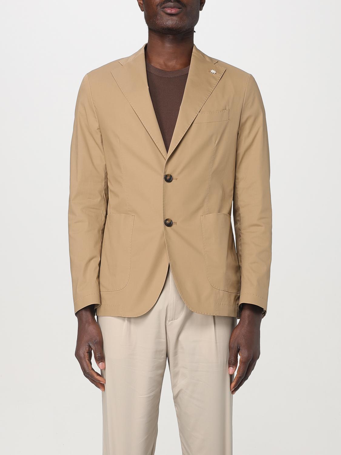 MANUEL RITZ Jacke Herren Farbe Beige von Manuel Ritz