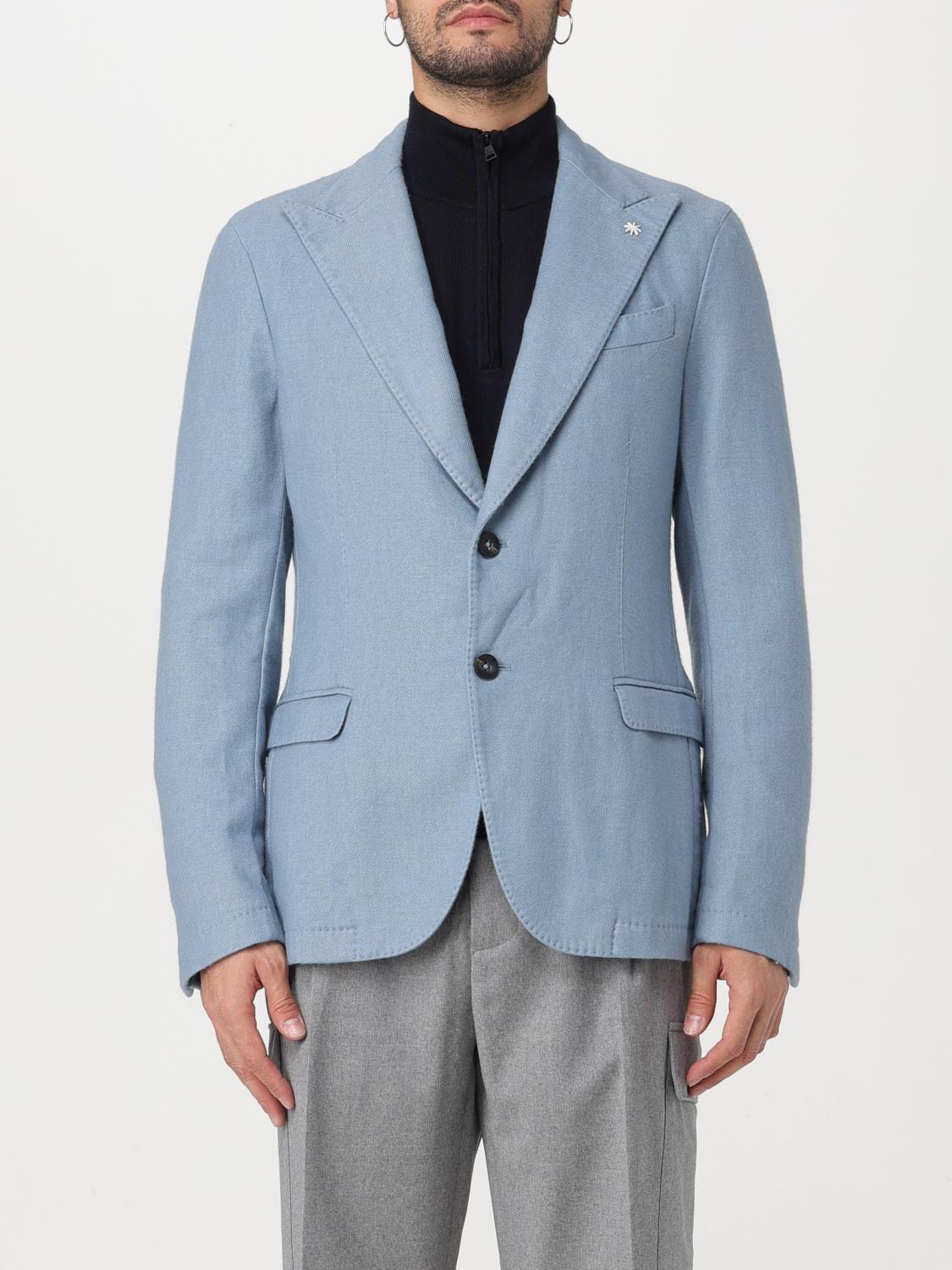 MANUEL RITZ Jacke Herren Farbe Hellblau von Manuel Ritz