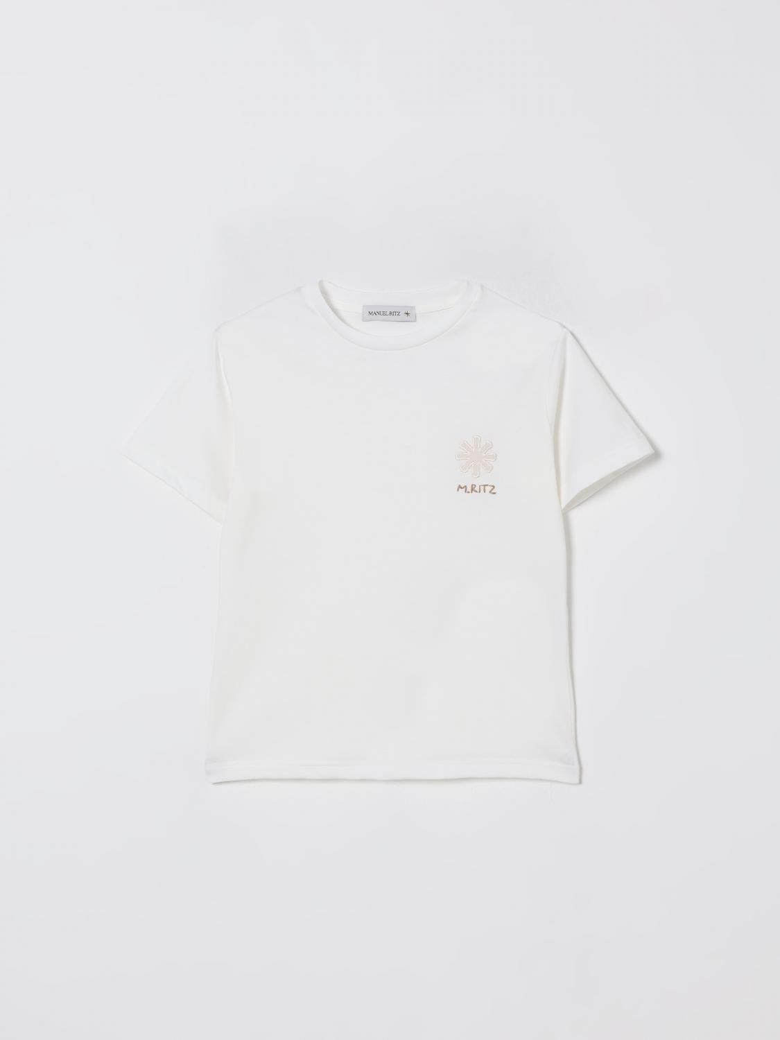 MANUEL RITZ T-Shirt Kinder Farbe Weiß von Manuel Ritz