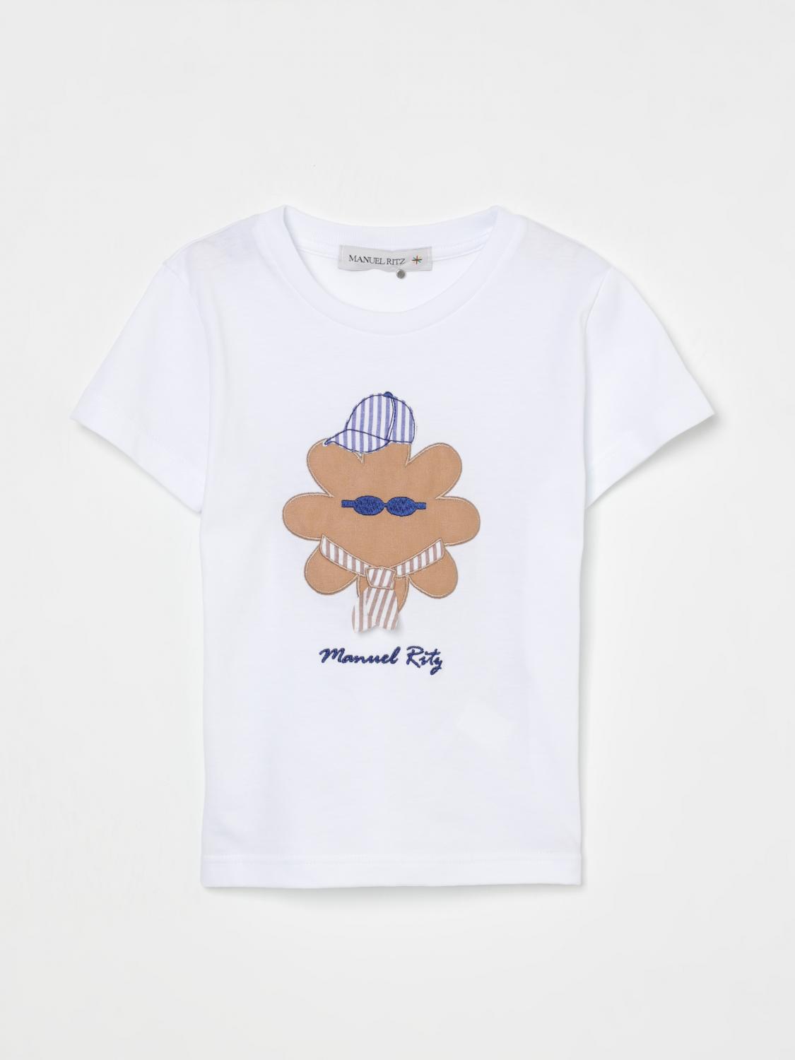 MANUEL RITZ T-Shirt Kinder Farbe Weiß von Manuel Ritz