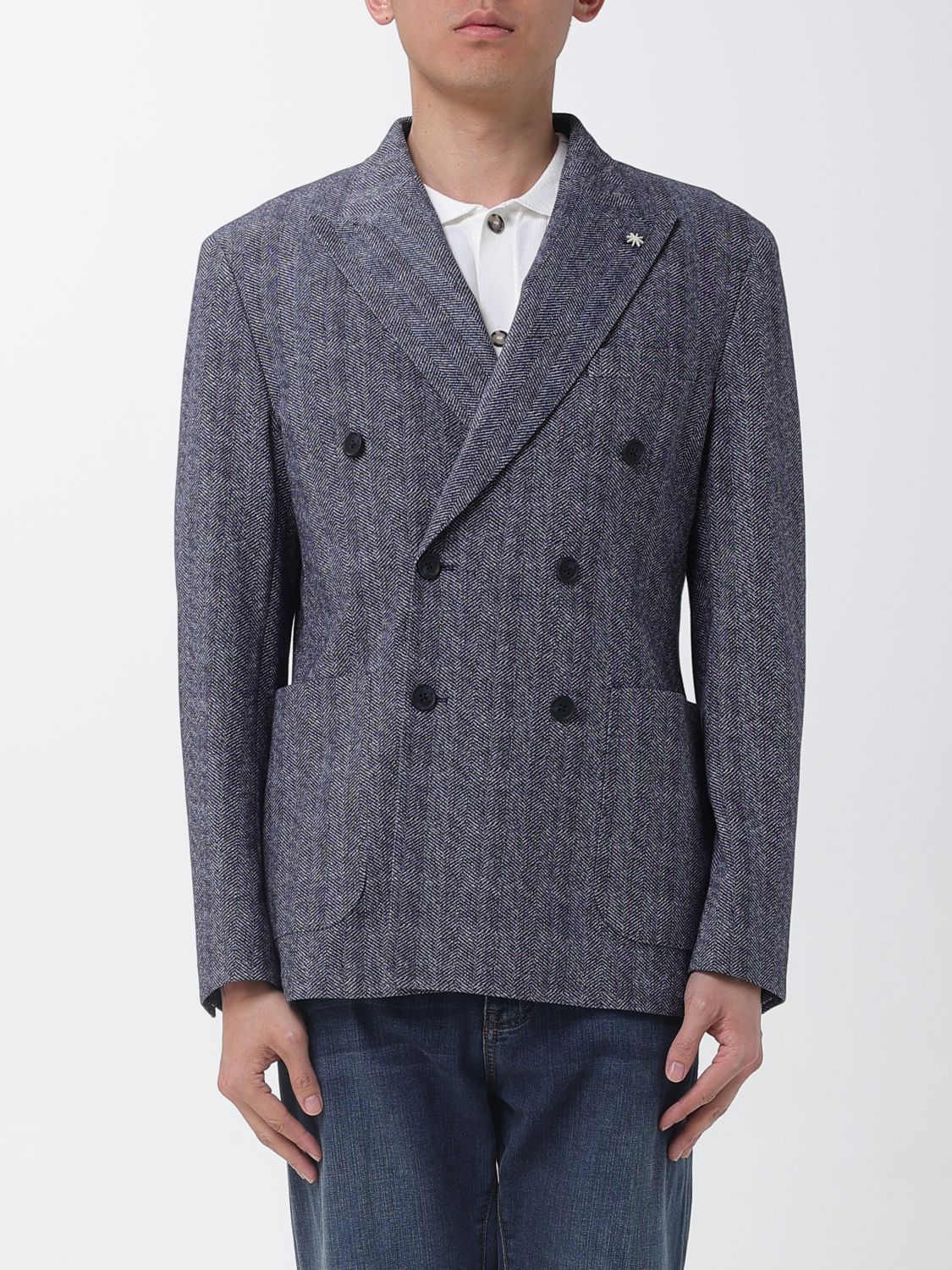 MANUEL RITZ Zweireihiger Blazer von Manuel Ritz