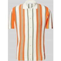 Manuel Ritz Regular Fit Poloshirt mit durchgehender Knopfleiste in Orange, Größe XXL Manuel Ritz Regular Fit Poloshirt mit durchgehender Knopfleiste in Orange, Größe XXL von Manuel Ritz