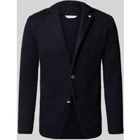 Manuel Ritz Slim Fit Sakko mit Strukturmuster in Marine, Größe XL Manuel Ritz Slim Fit Sakko mit Strukturmuster in Marine, Größe XL von Manuel Ritz