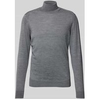 Manuel Ritz Strickpullover mit Rollkragen in Anthrazit Melange, Größe L von Manuel Ritz
