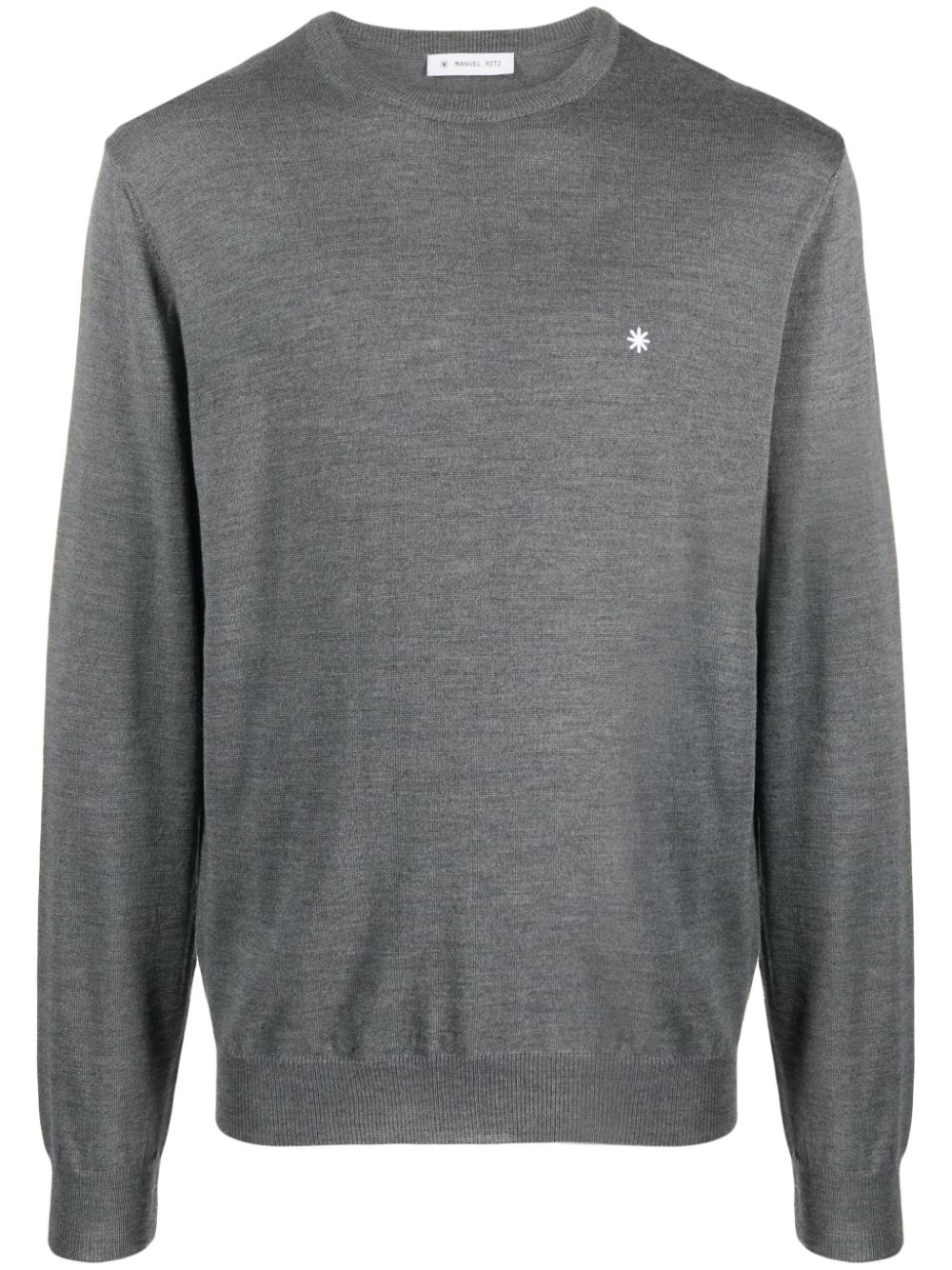 Manuel Ritz Pullover mit rundem Ausschnitt - Grau von Manuel Ritz