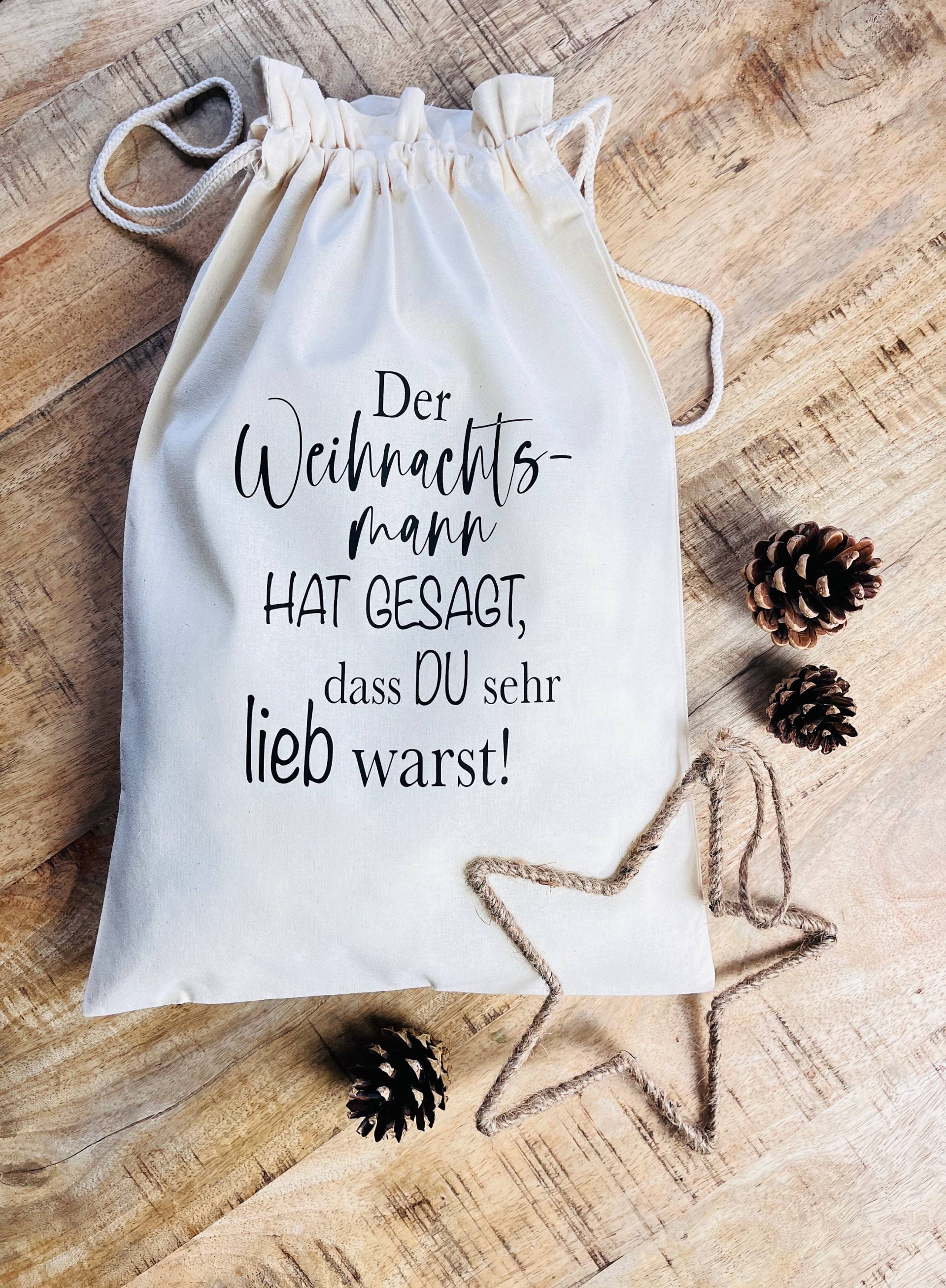 Geschenkbeutel Weihnachten von ManufaktLIEBENSWERT