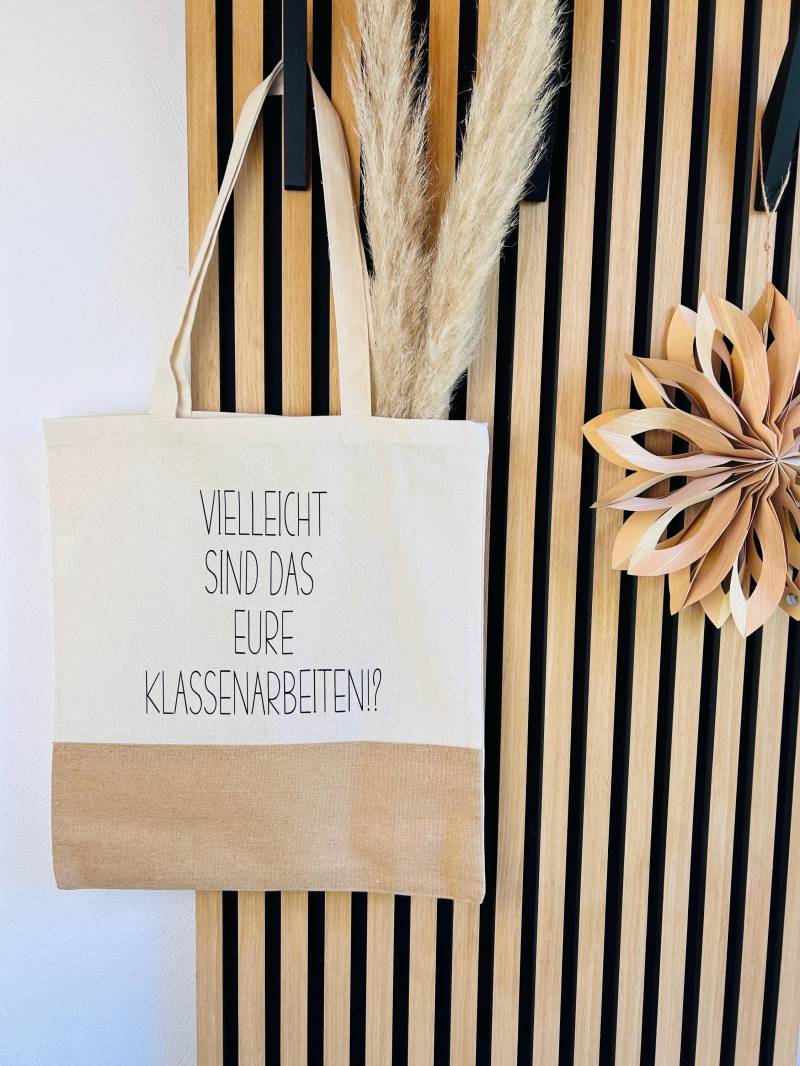 Jutetasche Geschenk Lehrer Lehrerin von ManufaktLIEBENSWERT