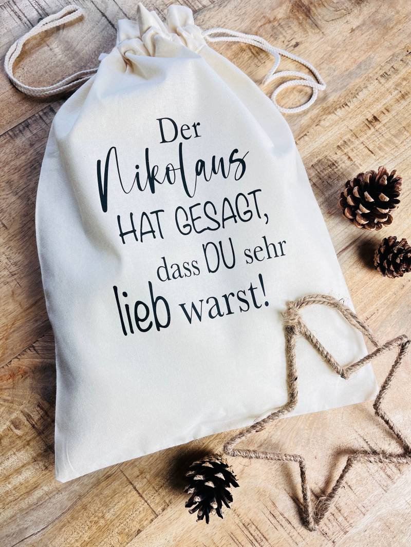 Nikolausbeutel Geschenkbeutel von ManufaktLIEBENSWERT
