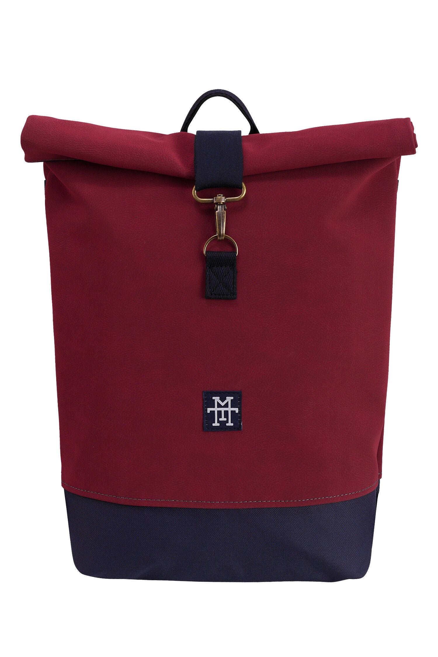 M13 Mini Rolltop - Wasserdichter Roll Top Rucksack | 17L, Kurierrucksack Mit Innenfach, Wasserabweisend, Verstellbare Gurte | Bordeaux von Manufaktur13