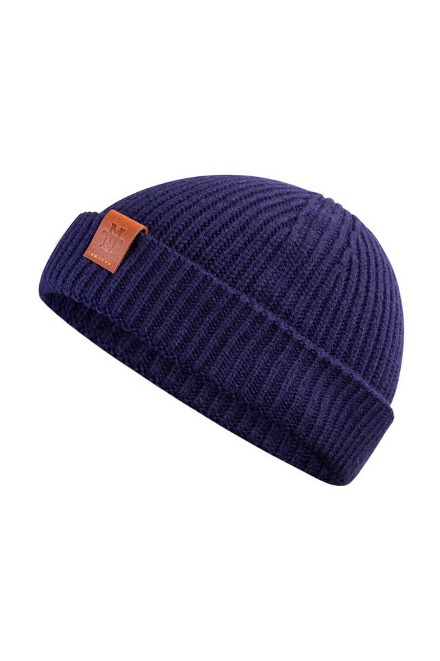 Manufaktur13 Beanie Fishermans Beanie - Strickmütze, Wintermütze, Dockermütze mit Echt-Leder Veredelung Manufaktur13 Beanie Fishermans Beanie - Strickmütze, Wintermütze, Dockermütze mit Echt-Leder Veredelung von Manufaktur13